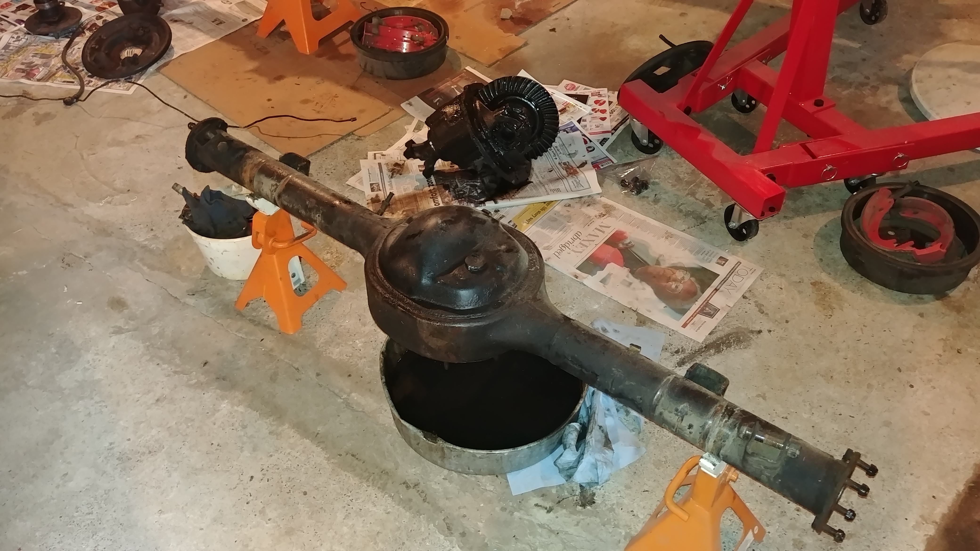Draining the old beast