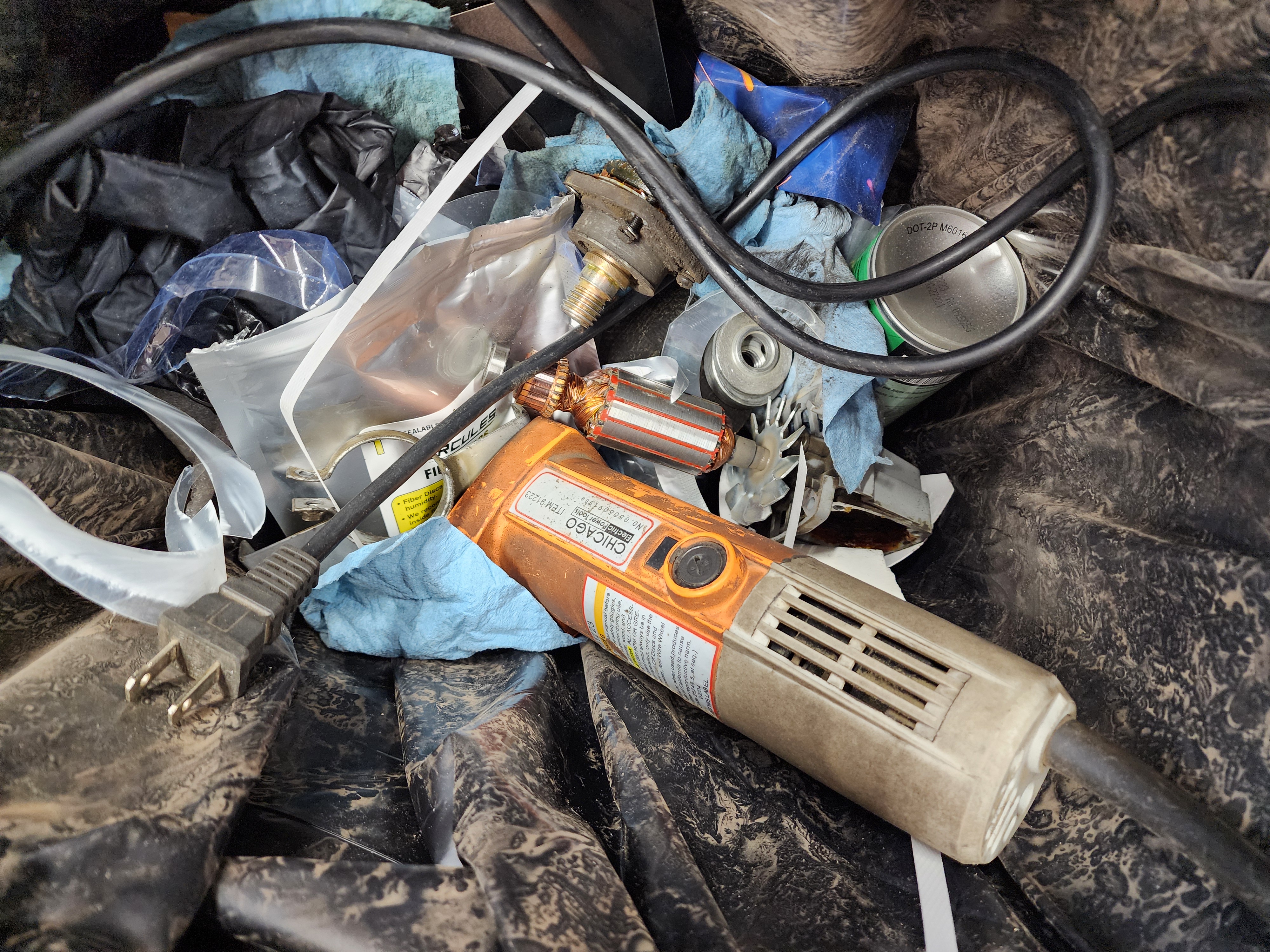 The old Harbor Freight angle grinder, possibly the best tool they made
