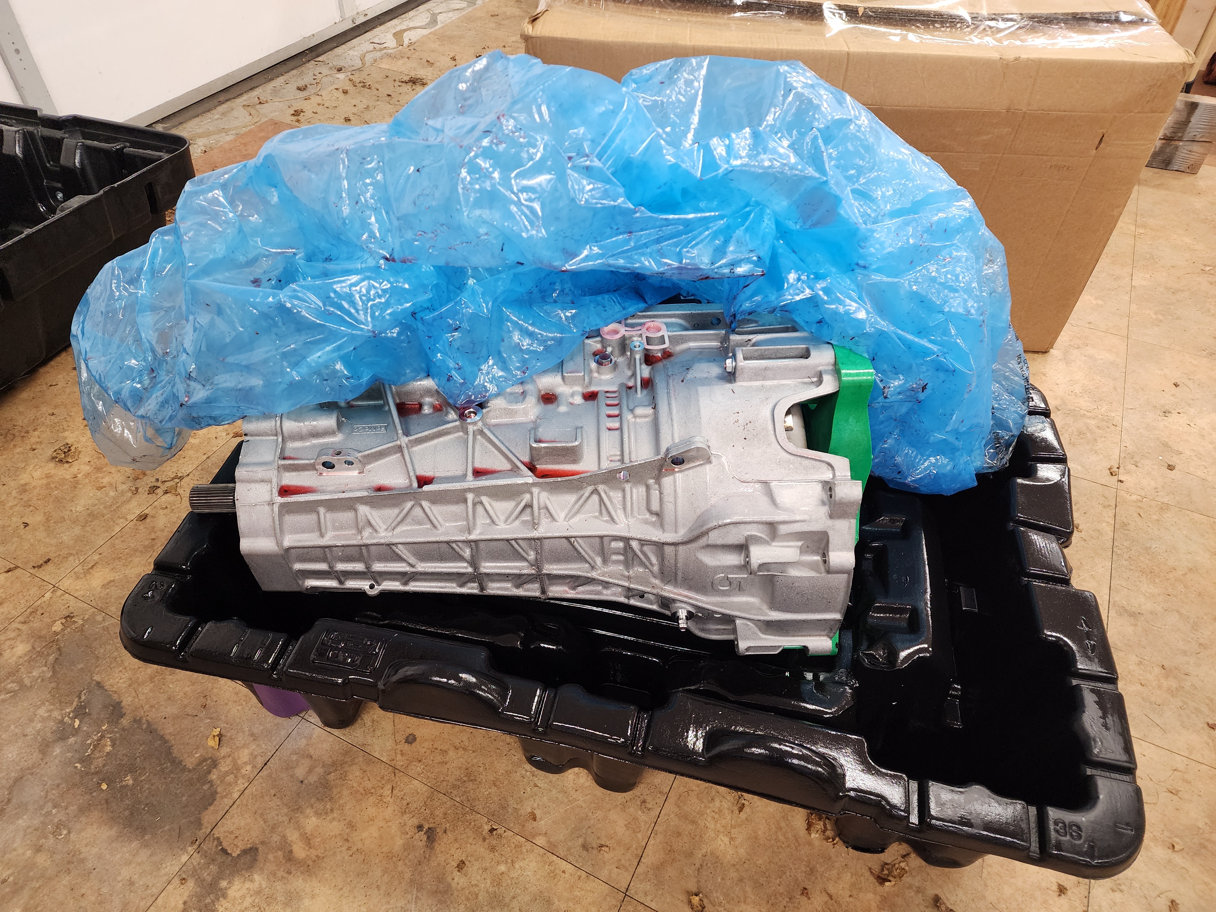 An transmission. With 10 gears. My how the world has changed