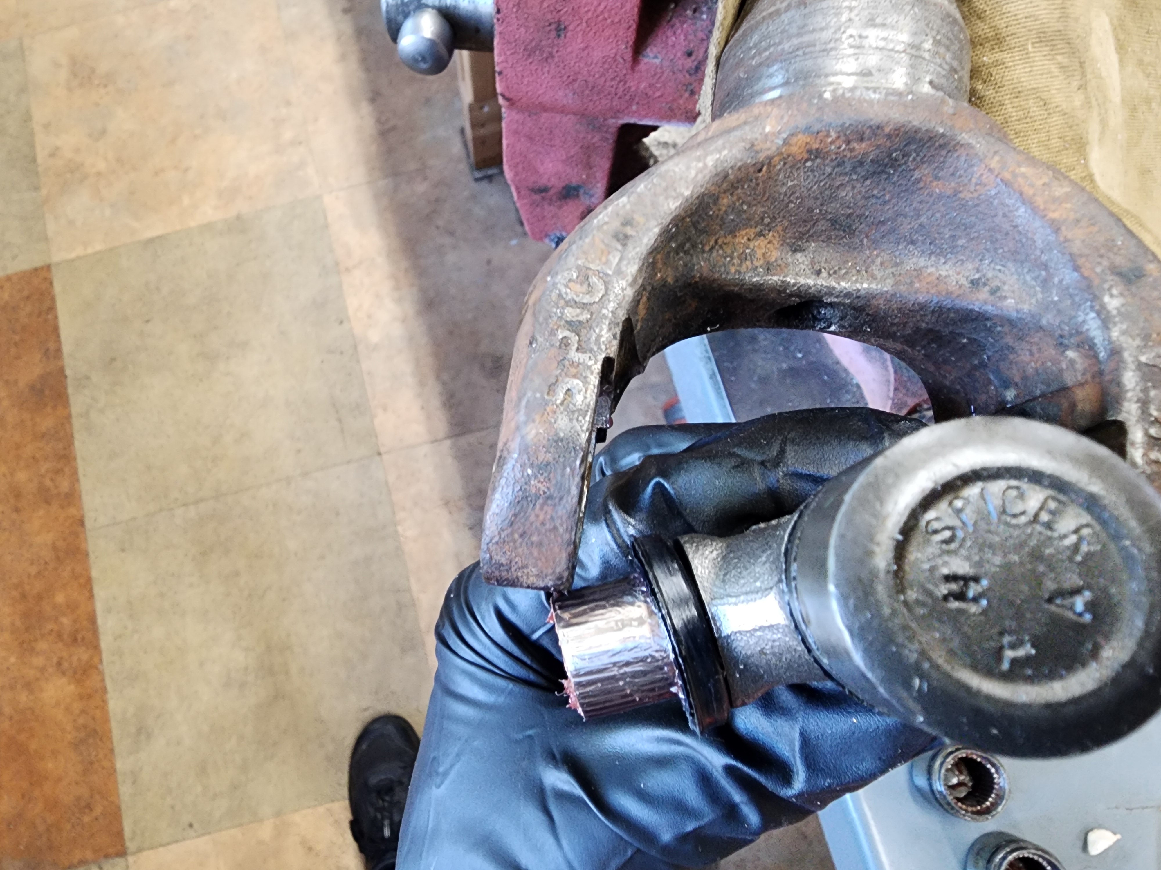 A u-joint that just won't fit